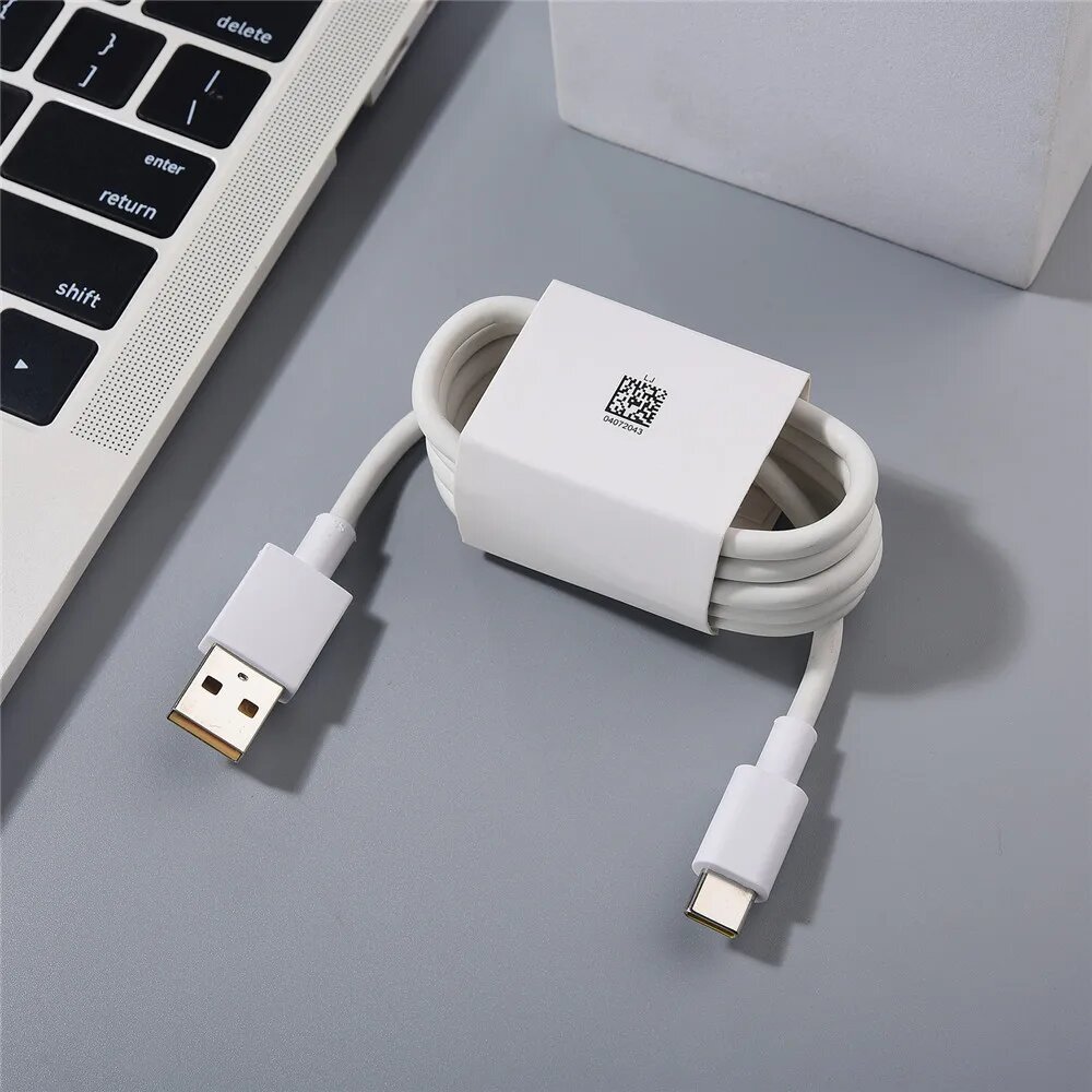 Оригинальный кабель USB Type C 6,5 А 1/1,5/2 м для Realme 65 Вт 67 Вт 80 Вт Кабель для быстрой зарядки Super Vooc Шнур для дартса для realme GT 9i 9 10 Pro, White, 1.5 м