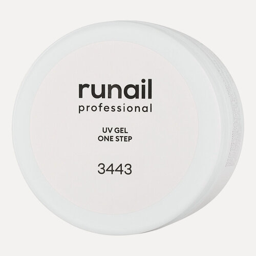 Изображение товара RuNail, Однофазный UV-гель, прозрачный, 15 г