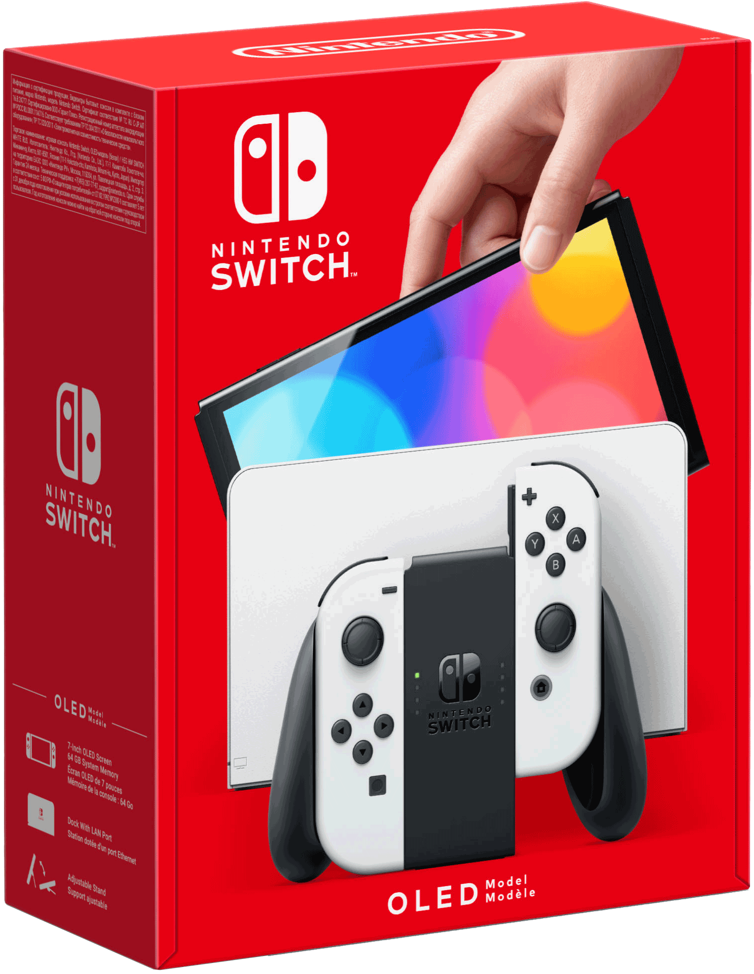 Игровая приставка Nintendo Switch OLED White (Белая)