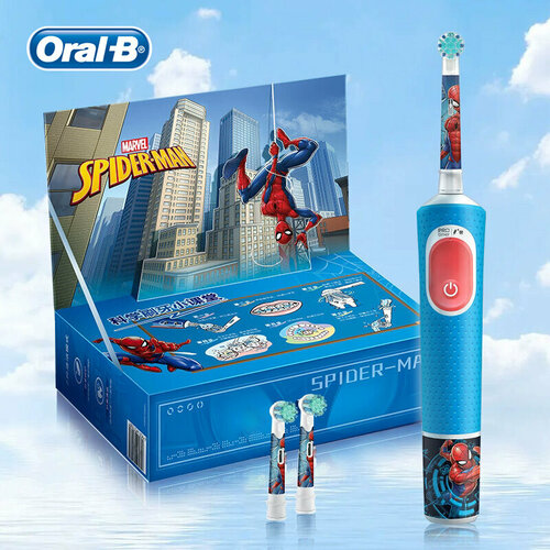 Набор Oral B "Волшебный Таймер", детская зубная щетка, звуковая, 1 насадка, 3 насадки