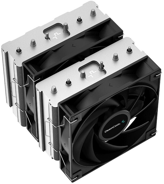 Кулер Deepcool AG620 Soc-AM5/AM4/1151/1200/2066/1700 4-pin 15-29dB Al+Cu 260W 1300gr Ret — фото 1