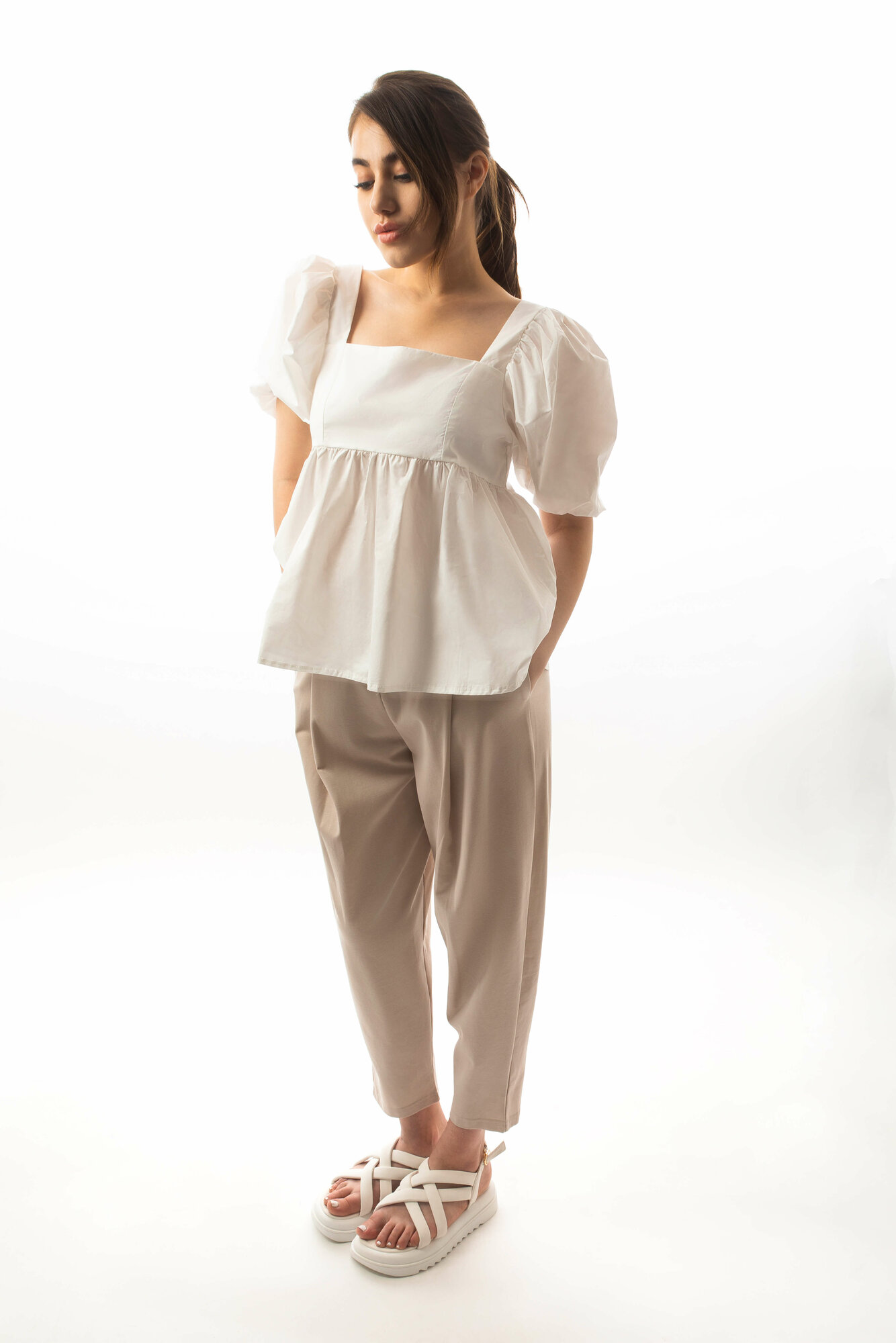 Блуза TERRA PRO, размер L, white — фото 1