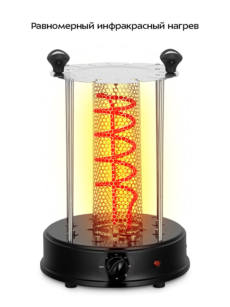 Изображение Электрошашлычница Kitfort КТ-1412