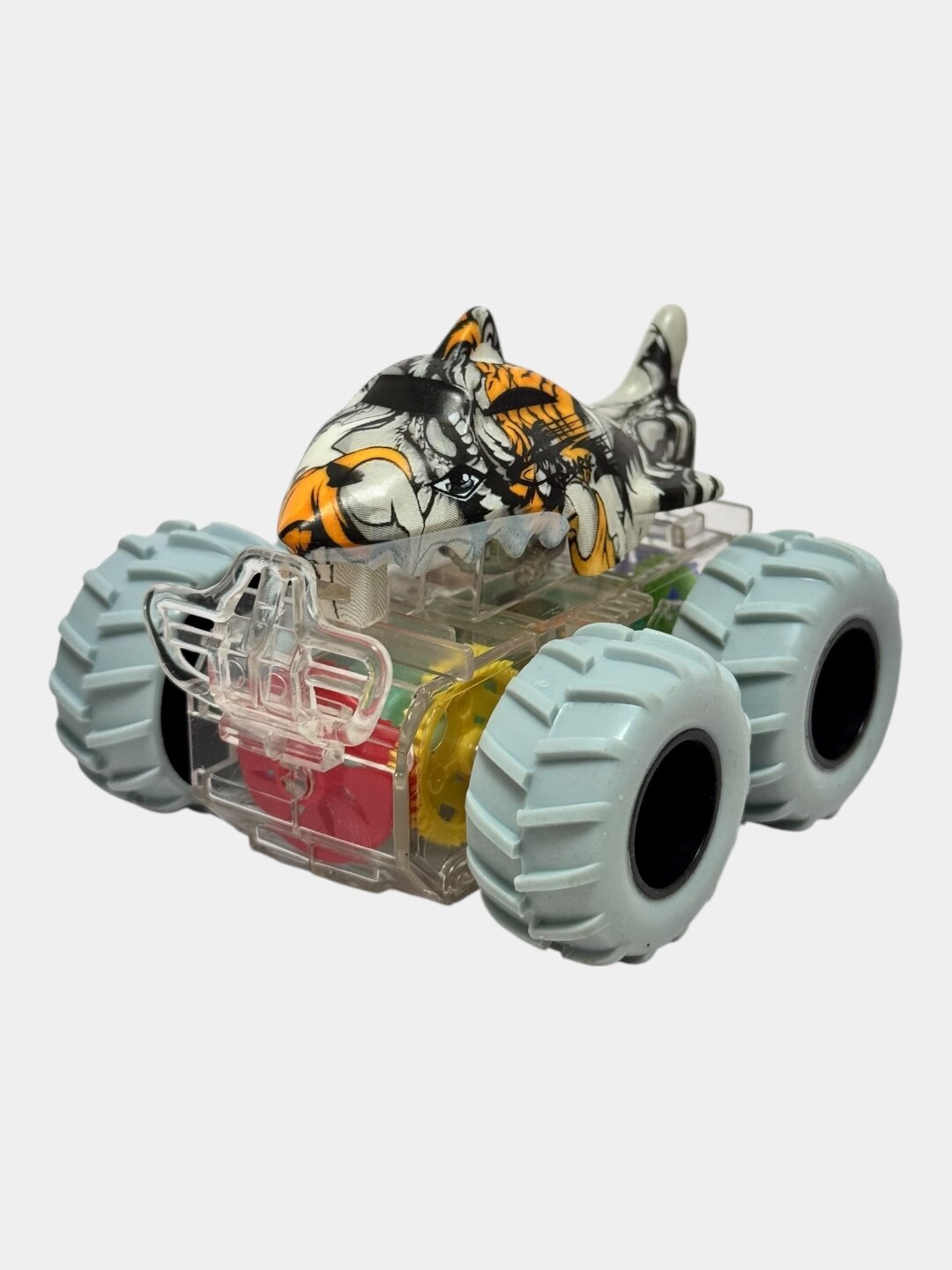 Игрушечный внедорожник Акула, Инерционная машинка с прозрачным корпусом, Для детей от 3 лет, Развивающая игрушка Код. 26247