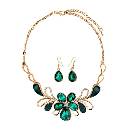 Комплект бижутерии Эстет стекло кристалл 1920₽