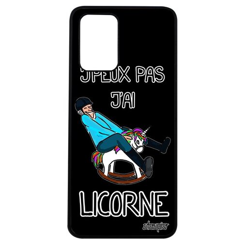 фото Красивый чехол на смартфон // xiaomi poco m3 // "не могу - у меня единорог!" картинка принт, utaupia, черный