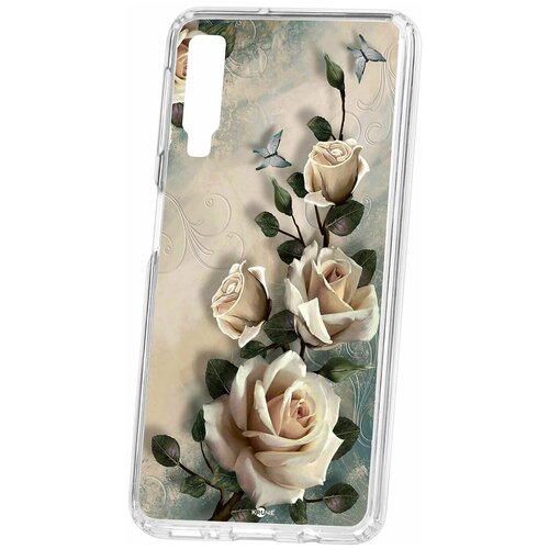 фото Чехол на samsung galaxy a7 2018 a750 kruche print белые розы / чехол для samsung / чехол с рисунком / чехол с принтом / чехол для самсунг / чехол для самсунг / бампер на гелакси / чехол накладка для гэлэкси / противоударная накладка для samsung galaxy / защита для galaxy / защита на samsung / cиликоновый чехол для samaung galaxy / пластиковый чехол на самсунг / защитный чехол для самсунг / чехольчик / защита телефона / ударопрочный чехол / галакси кruче