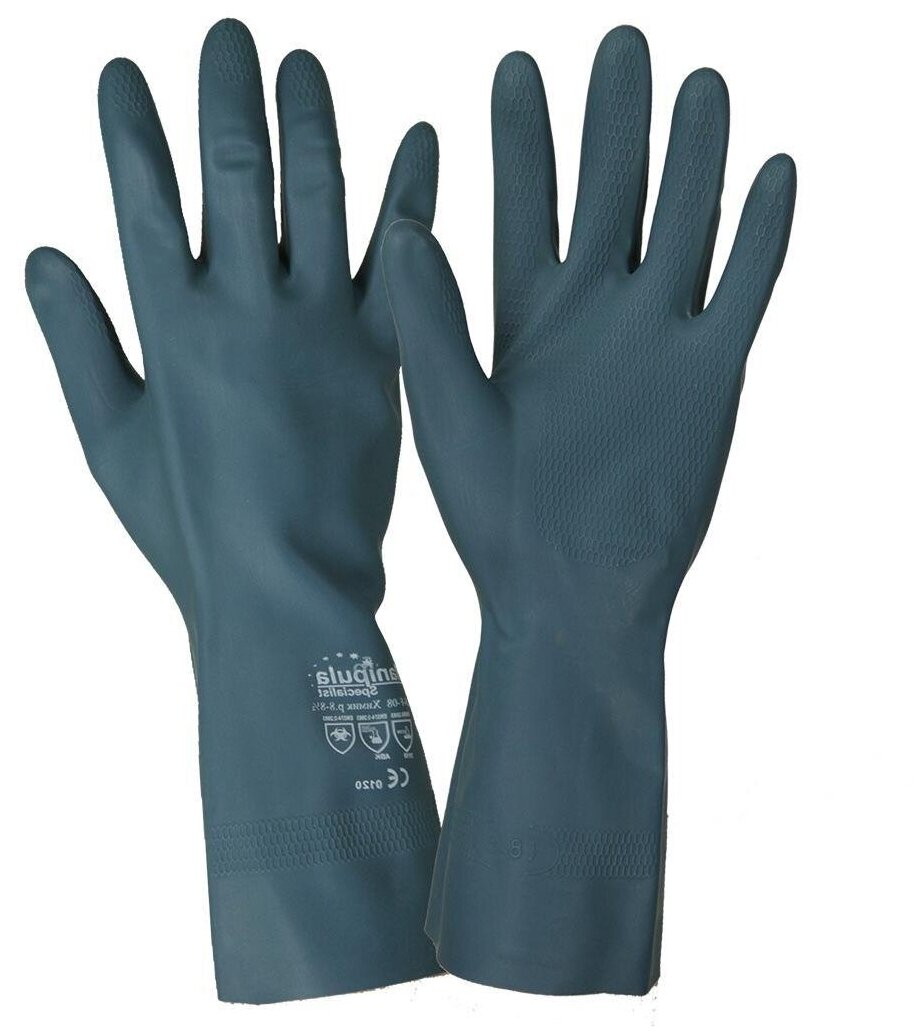 фото Перчатки латексные Manipula Химик CG-972 (LN-F-08), арт.1313, р-р 10-10.5