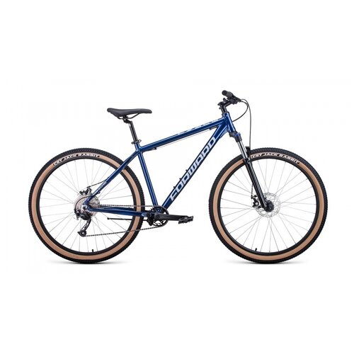 Горный (MTB) велосипед FORWARD Buran 29 2.0 Disc (2021) синий 19 (требует финальной сборки) велосипед forward twister 24 2 0 disc 2021 12