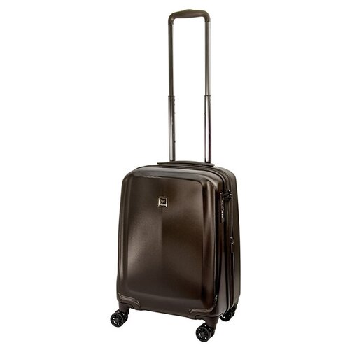 фото Чемодан vip collection 808 pc - 20 d.brown чемодан на 4 колесах.(поликарбонат)