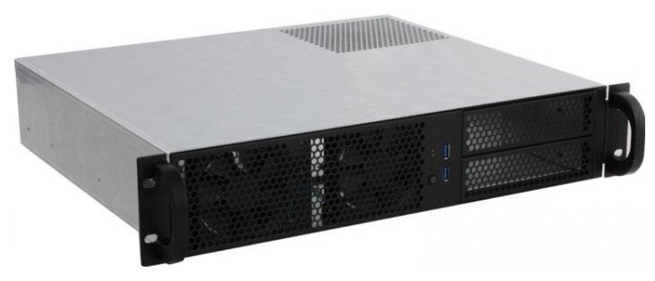 Корпус Procase RM238-B-0 Корпус 2U Rack server case, черный, без блока питания(PS/2, mini-redundant), глубина 380мм, MB 9.6"x9.6"