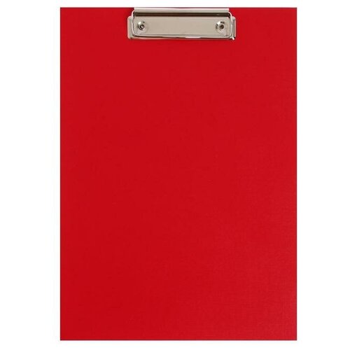 Планшет с зажимом А4, 2 мм, Calligrata прочный, картон/бумвинил, красный (клипборд) calligrata планшет с зажимом а4 2 мм calligrata прочный картон бумвинил черный клипборд