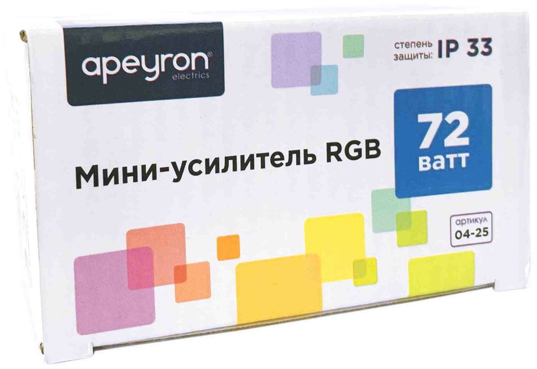 Мини-усилитель RGB Apeyron 12/24V - фото №5