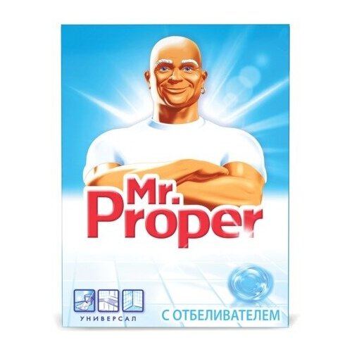 Mr.Proper Чистящее средство 400 г, MR.PROPER (Мистер Пропер), с отбеливающим эффектом, универсал, порошок, 8 шт.