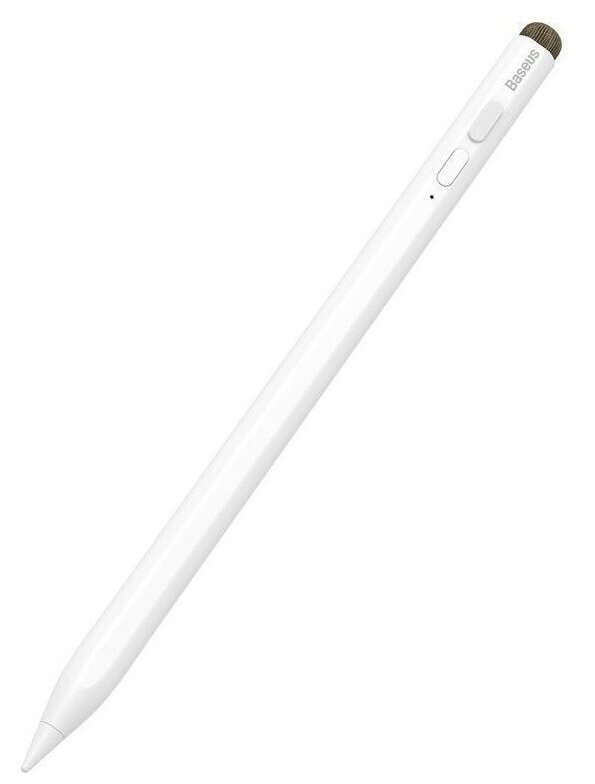 Стилус BASEUS Smooth Writing Capacitive Stylus (Active + Passive version), белый, ACSXB-C02