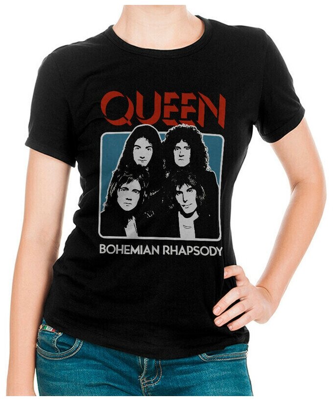 Футболка DreamShirts Queen - Bohemian Rhapsody Женская черная 