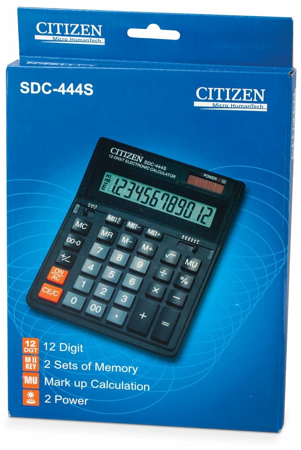 Калькулятор бухгалтерский CITIZEN SDC-444S