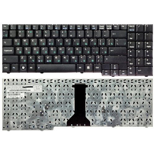Клавиатура для ноутбука ASUS M51 черная 1450₽