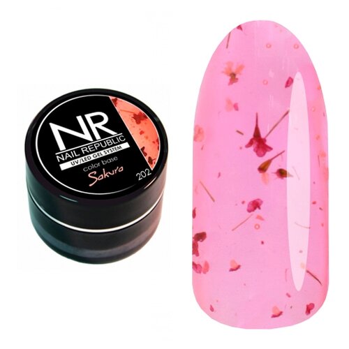 Nail Republic Базовое покрытие Color Base Sakura, №202, 5 г