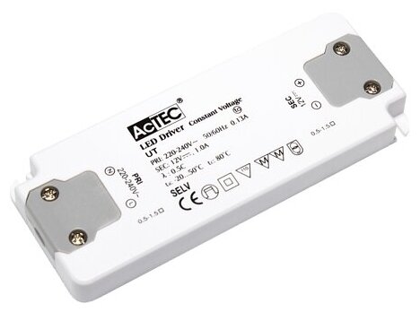 Блок питания AcTEC UT24V/6W 24В, 6Вт, IP20, 0.25A, 98x46x11мм