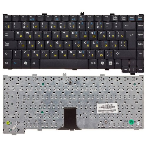 Клавиатура для ноутбука FUJITSU-SIEMENS M7440 черная 1600₽