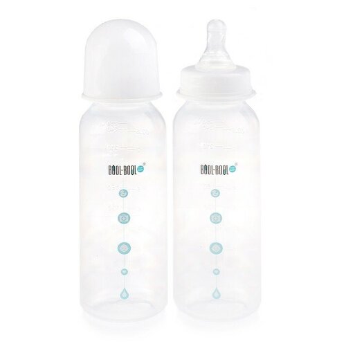 фото Бутылочка для кормления simple med, классика, 250 мл , 0+ bool-bool for baby