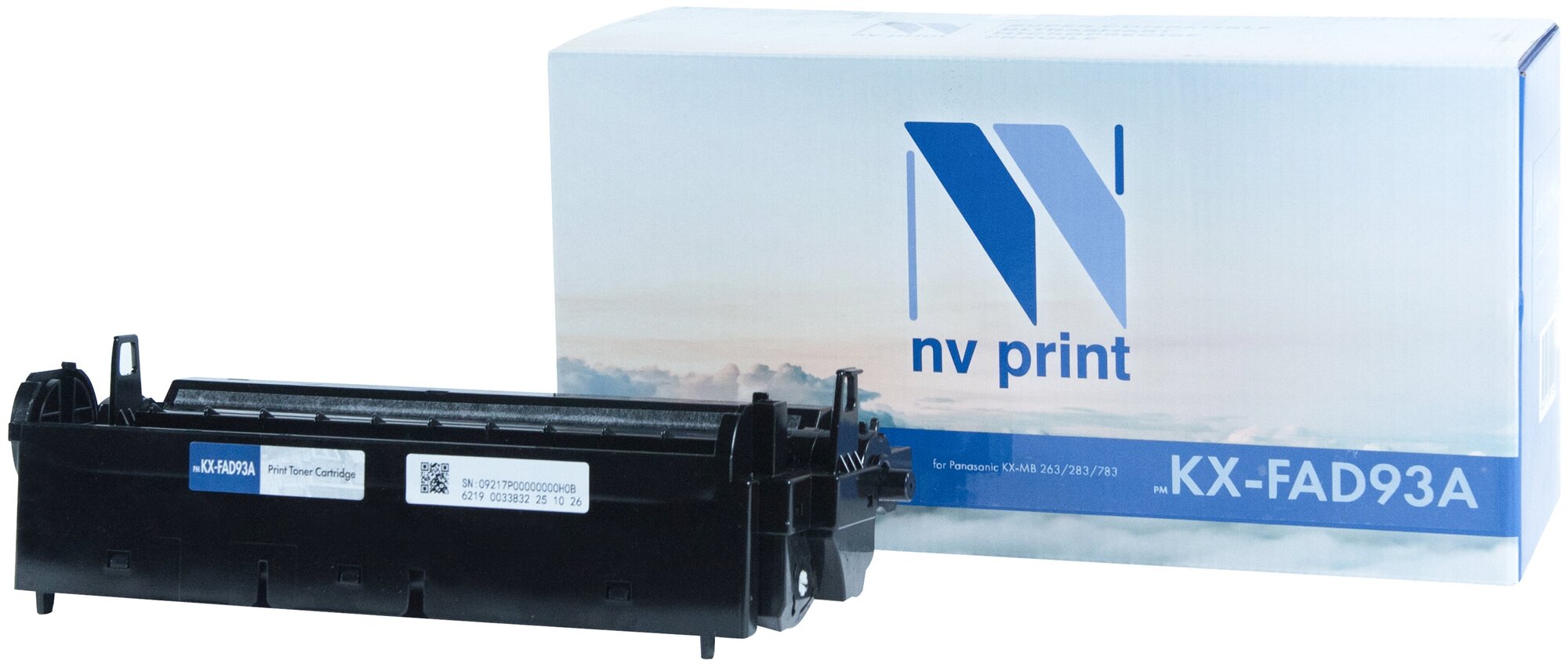Лазерный картридж NV Print NV-KXFAD93A для Panasonic KX-MB263RU, MB283RU, MB763RU, MB773RU, MB783RU (совместимый, чёрный, 6000 стр.)
