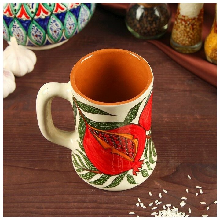 фото Кружка Риштанская Керамика "Гранаты", 500 мл,