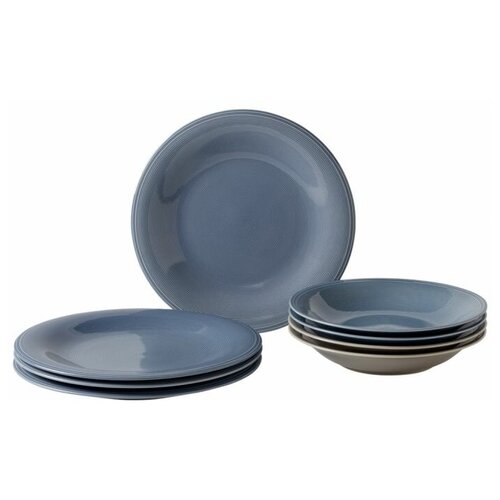 фото Villeroy & boch набор тарелок, 8 предметов, color loop horizon vivo villeroy & boch