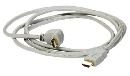 Кабель HDMI Exegate EX190964RUS 19М/19М V1.4 угловой серый - 3 метра