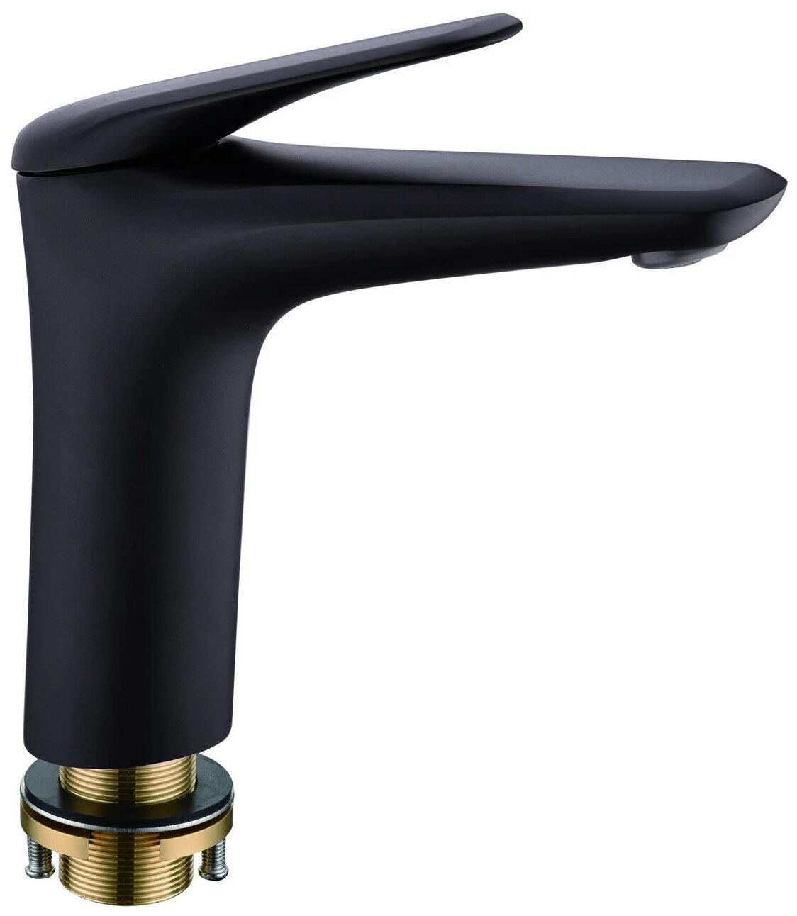 Смеситель для умывальника,черный RUSH Nevis NE1735-12 black