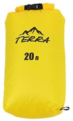 Нейлоновый гермомешок TERRA, 20 литров, желтый