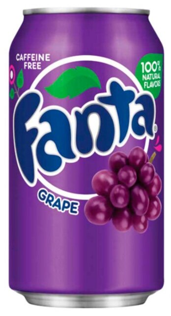 Газированный напиток Fanta Grape со вкусом винограда (США), 355 мл (12 шт) - фотография № 10