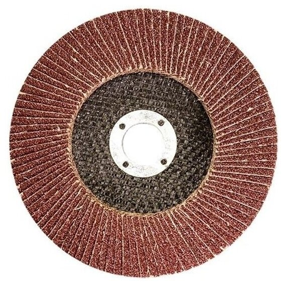 фото Круг лепестковый торцевой, P 120, 125 х 22, 2 мм MATRIX