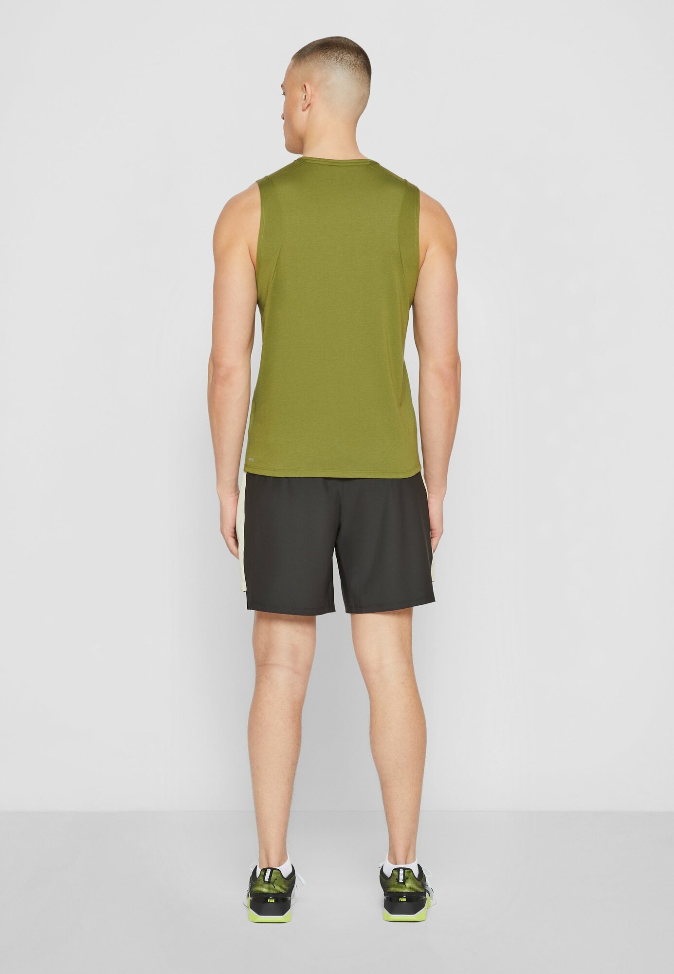 Майка PUMA Triblend, размер M, зеленый — фото 1