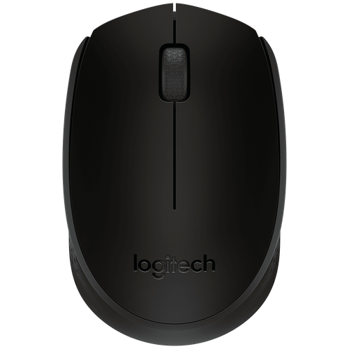 Беспроводная компактная мышь Logitech M171, синий/черный