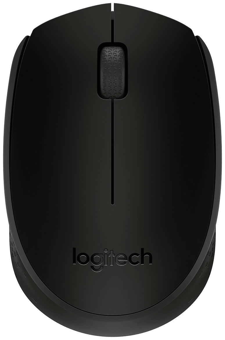 Мышь беспроводная Logitech M171 black (USB, оптическая, 1000dpi) (910-004424)