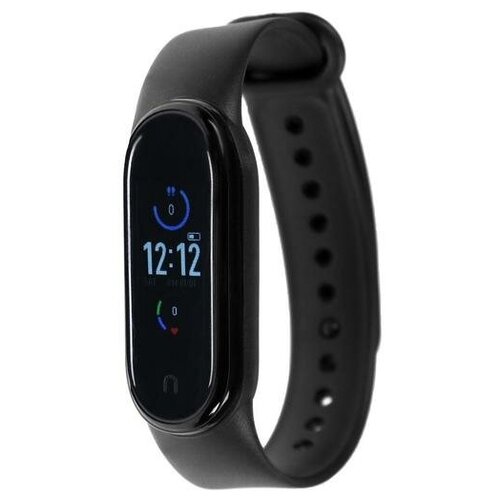 Фитнес-браслет Windigo LF-12 096 цветной сенсор пульсометр будильник шагомер IPX4 черный В наборе 1шт 162800₽