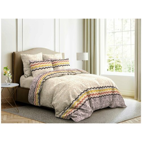 фото Ночь нежна постельное белье louella цвет: бежевый br30116 (2 спал.)