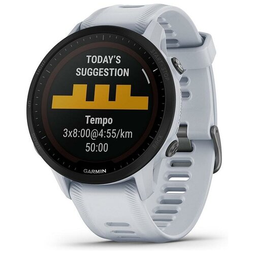 Умные часы Garmin Forerunner 955 Solar Wi-Fi белый 6390000₽