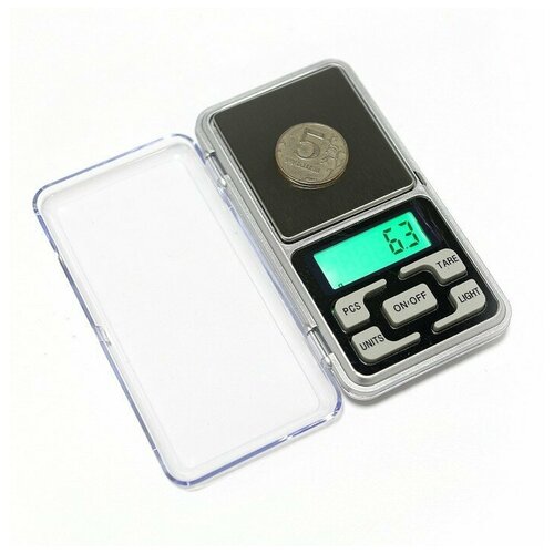 Весы ювелирные с зеленой подсветкой Pocket Scale 0.1g - 500g