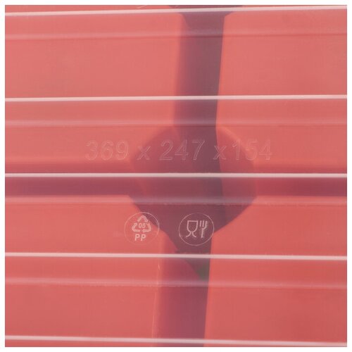 Контейнер для хранения с крышкой Kid's Box, 10 л, 37x25x16 см, 12 вставок, 2 лотка, цвет микс