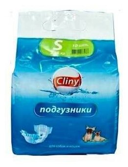 Cliny (Клини) - Подгузники для собак и кошек Cliny-S (3-6 кг)