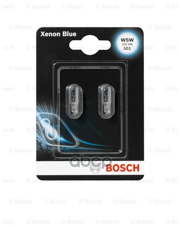 Лампа Bosch Галогеновая W5w W2.1x9.5d 5w Bosch арт. 1987301033