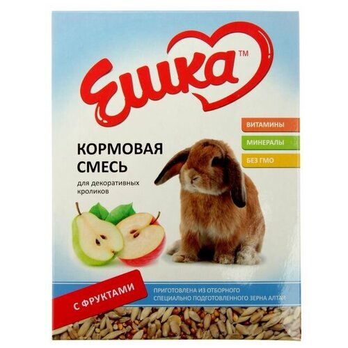 Ешка Кормовая смесь «Ешка» для декоративных кроликов, с фруктами, 450 г