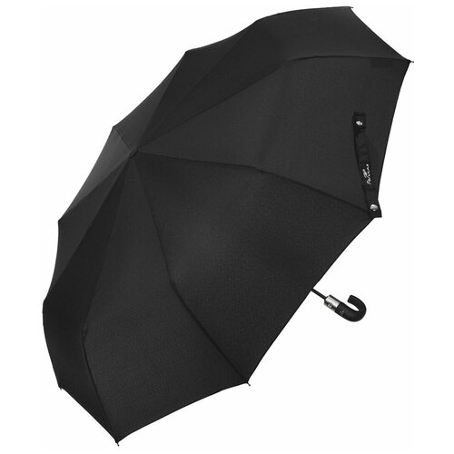 Мужской складной зонт Popular Umbrella автомат 1664/черный