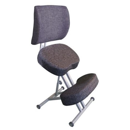 фото Takasima стул коленный эргономичный "олимп" ск-2-2 цвет антрацит (корпус белого цвета)