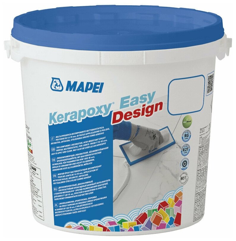 Затирка MAPEI Kerapoxy Easy Design 123 Античный белый, 3 кг