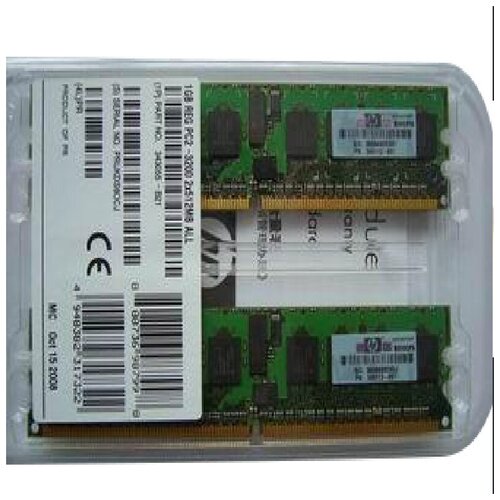 Модуль памяти DIMM 2x1024 Mb DDR2-667 HP Reg HP HPE-408851-B21/2GB модуль памяти dimm 2x1024 mb ddr2 667 hp reg hp hpe 408851 b21 2gb