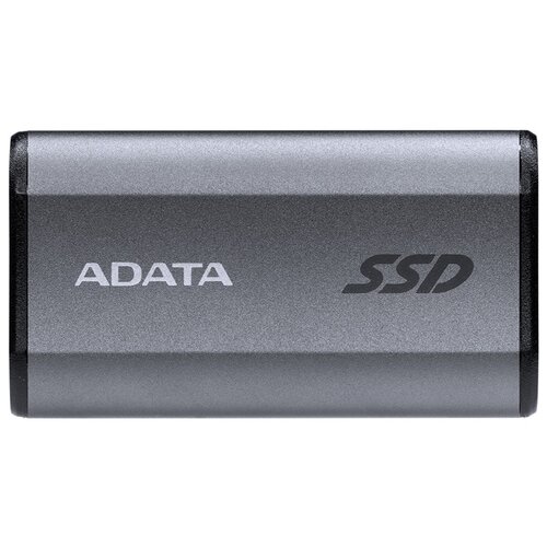 1 ТБ Внешний SSD ADATA Elite SE880, USB 3.2 Gen2x2 Type-C, титановый серый